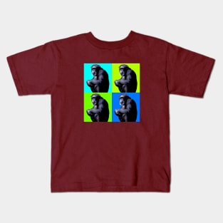 Chimp Pop Art Kids T-Shirt